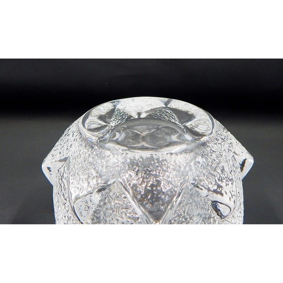 Orrefors Sweden Firefly Nimbus Artichoke Crystal Candle Holder - Picture 11 of 16
